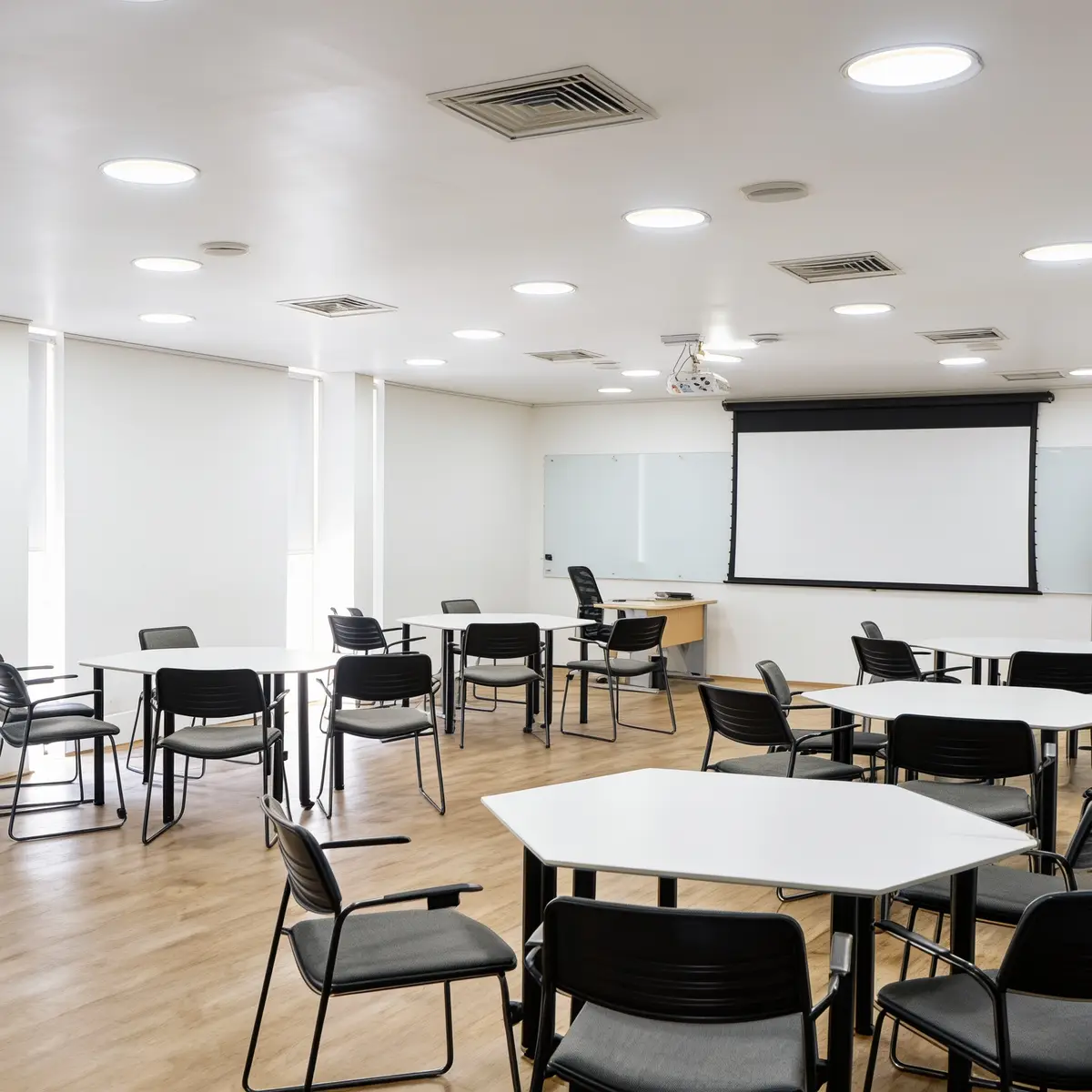 Sala e estrutura da Stationct na Vila Olímpia, São Paulo